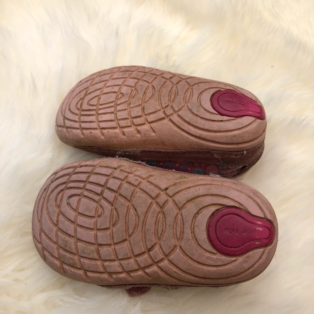 🍭HP🍭Stride Rite Suede Perla Sneakers Toddler 5 - Picture 6 of 6
